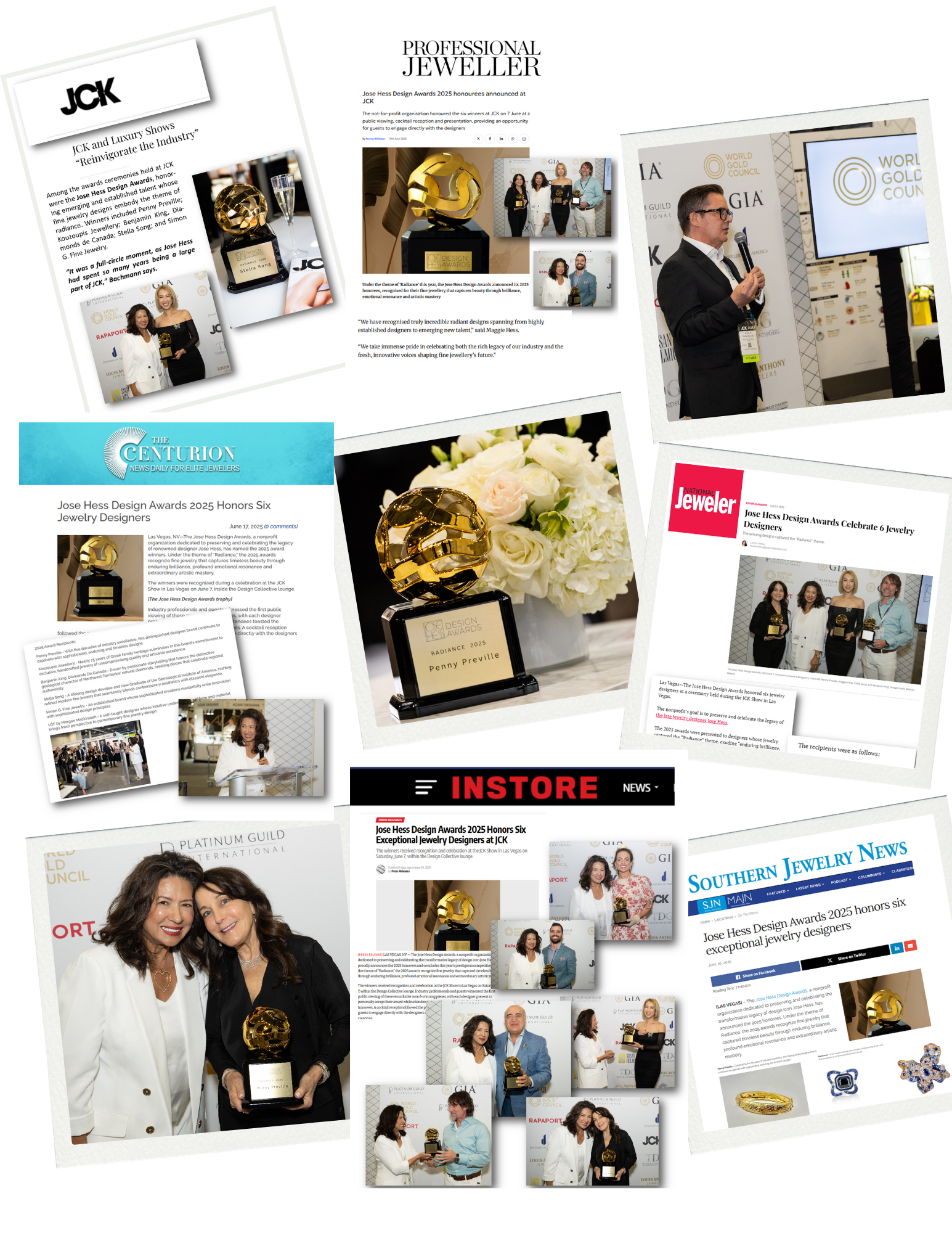 Celebrating Radiance  The 2025 Jose Hess Design Awards at JCK Las Vegas